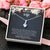 To My Beautiful Wife - Nth Anniversary - Ribbon Alluring Beauty Necklace
