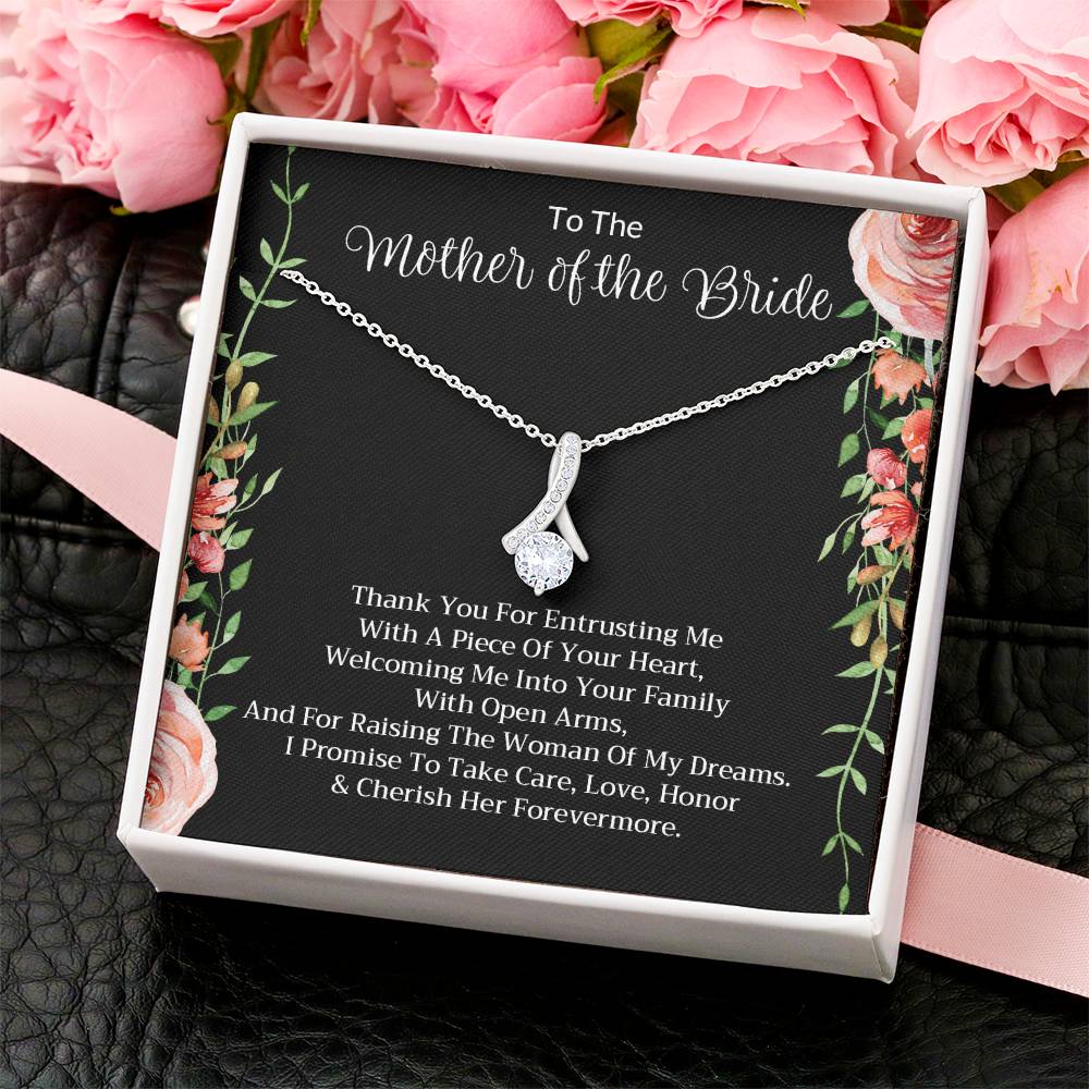 To Mother Of Bride Necklace Alluring Beauty Necklace