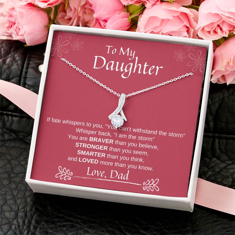 To My Daughter Alluring Beauty Necklace 2  Alluring Beauty Necklace