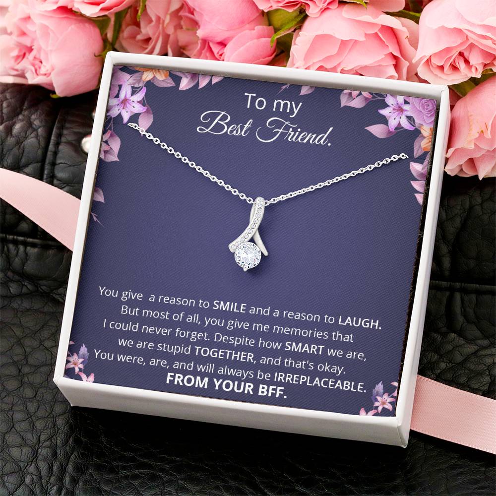 To My Best Friend Thank You Gift  Souls Sisters Necklace  Bff Necklace  Best Friend Gift  Best Friend Jewelry  Friends Forever Quotes Alluring Beauty Necklace