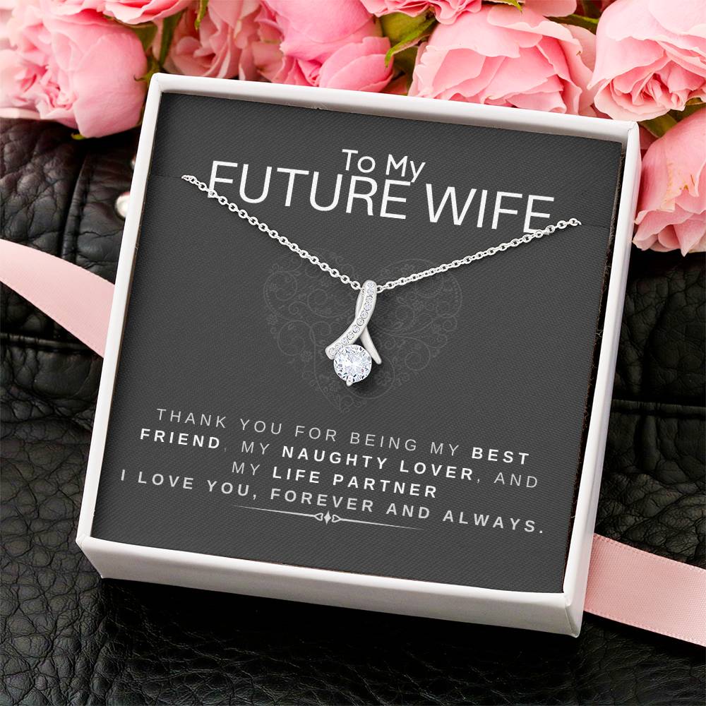 Tmfw - Thank You For Being My Best Friend And Naughty Lover Alluring Beauty Necklace