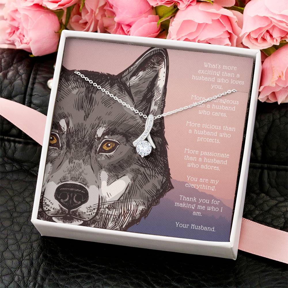 The Wolf Of Your Love Alluring Beauty Necklace