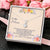 Ribbon Pendant Necklace With I Can't Pay You Message Card Gift For Mother Alluring Beauty Necklace