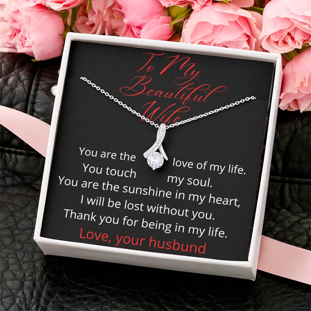 To My Beautiful Wife 4 Alluring Beauty Necklace