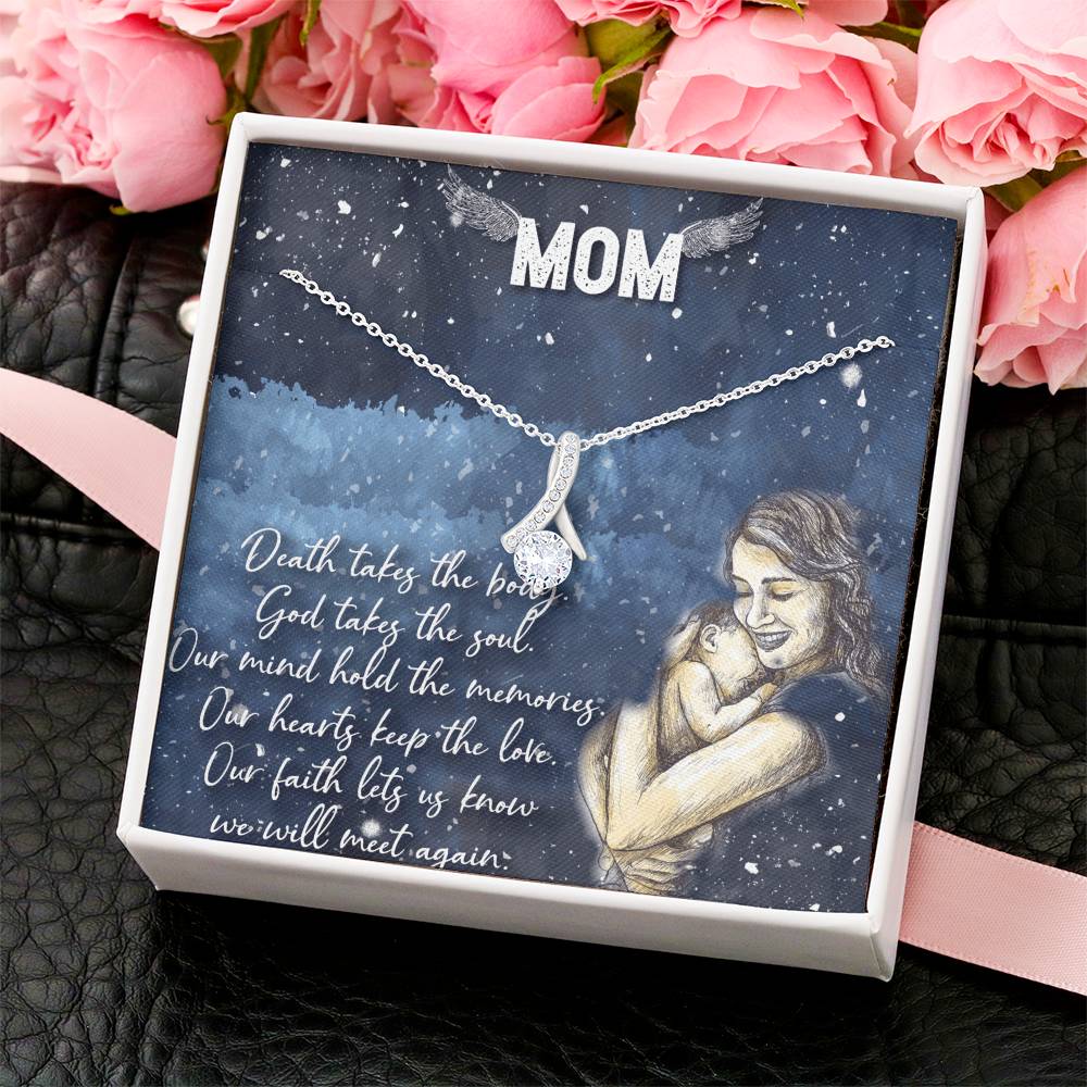 Mom Remembrance Necklace Alluring Beauty Necklace