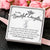 To My Beautiful Daughter - Squeezed This Necklace Alluring Beauty Necklace