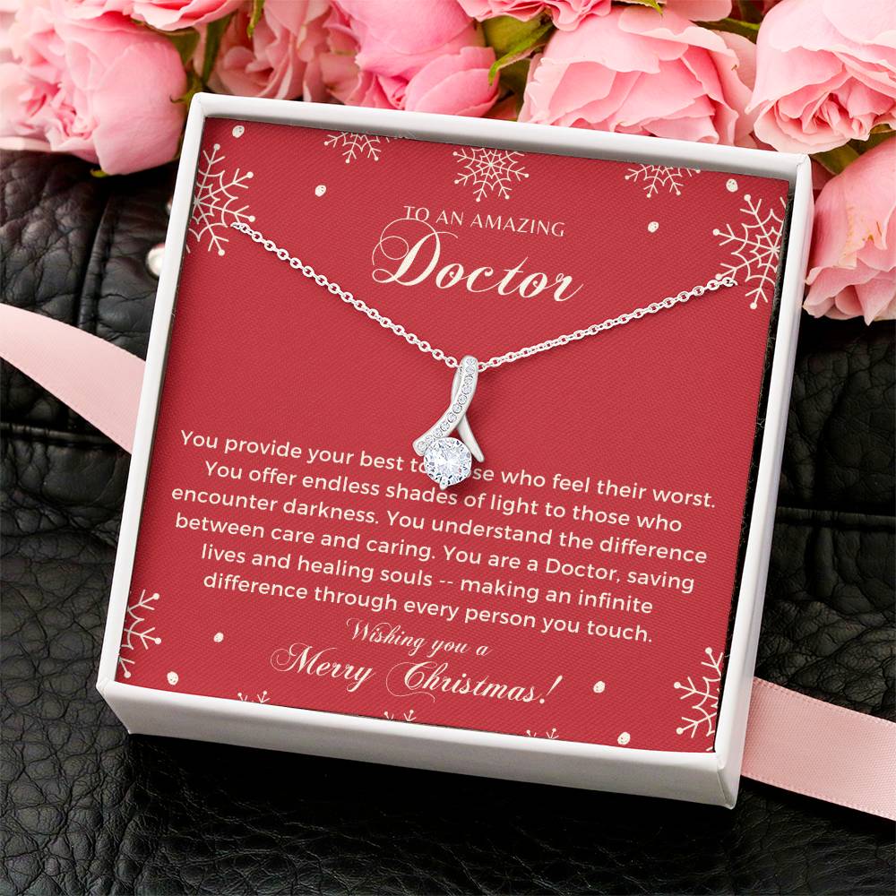To An Amazing Doctor Alluring Beauty Necklace