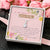 Mom To Be Ribbon Drop Necklace  Pink Floral Baby Shower Alluring Beauty Necklace