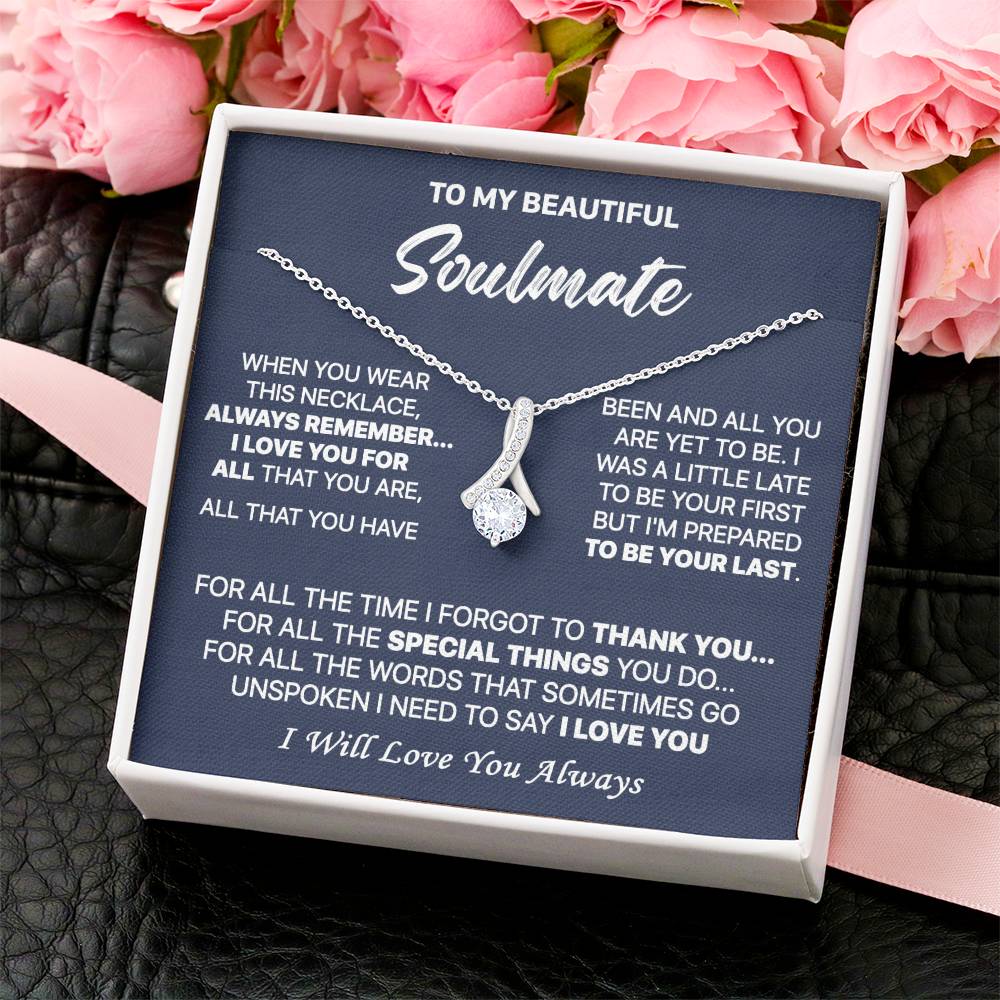 Gift For Your Soulmate - Unspoken Words - Alluring Alluring Beauty Necklace
