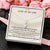 Ribbon Pendant 14K White Gold Plated Necklace - To The Love Of My Life Alluring Beauty Necklace