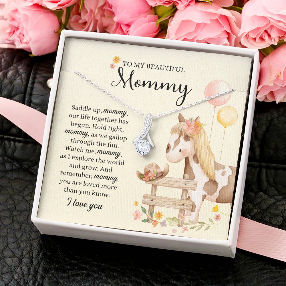 Saddle Up Mommy Necklace Alluring Beauty Necklace