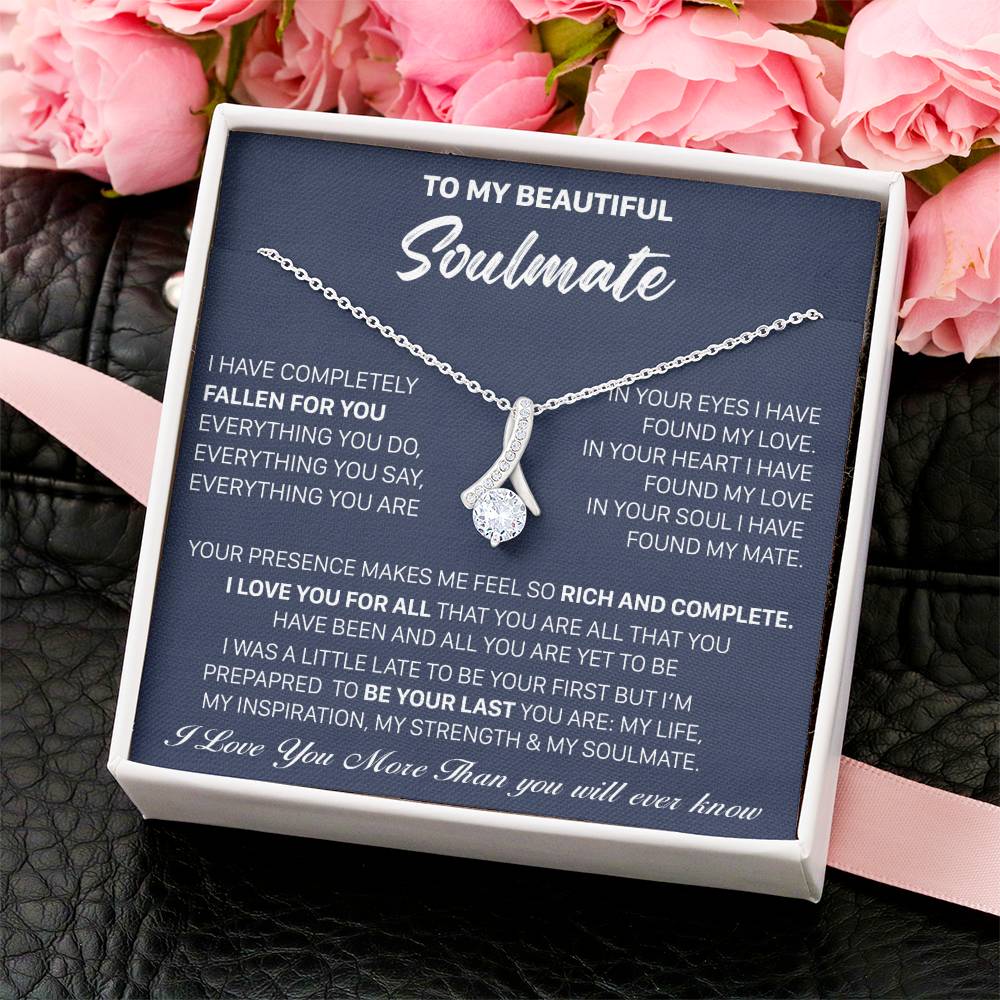 Gift For Your Soulmate Christmas - My Mate - Alluring Alluring Beauty Necklace