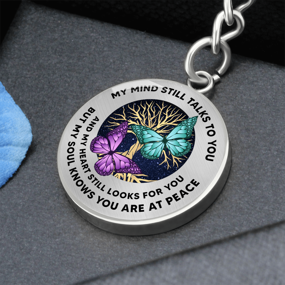 Butterfly Keychain Sympathy Gift Condolence Gift Grief Gift God Has You In His Arms