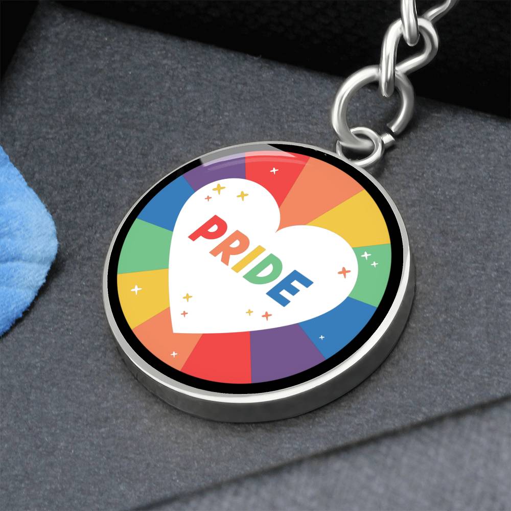 Circle Pride Keychain - PRIDE
