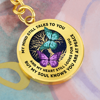 Butterfly Keychain Sympathy Gift Condolence Gift Grief Gift God Has You In His Arms