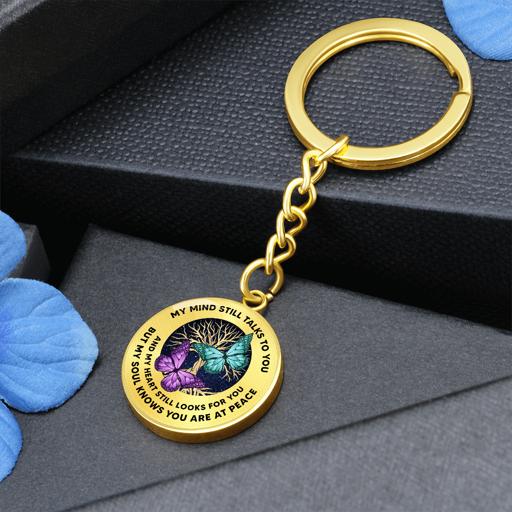 Butterfly Keychain Sympathy Gift Condolence Gift Grief Gift God Has You In His Arms