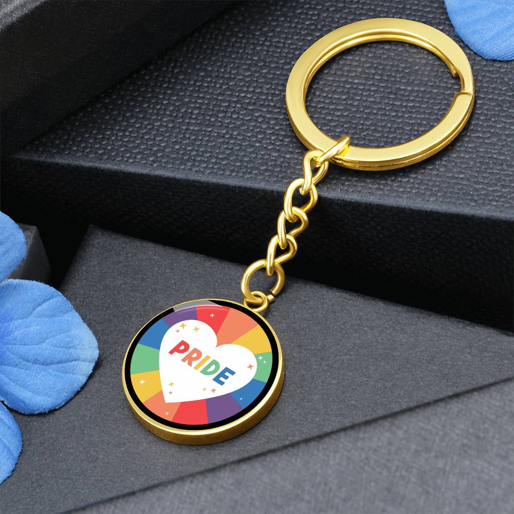 Circle Pride Keychain - PRIDE