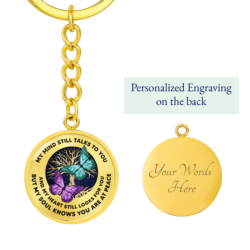 Butterfly Keychain Sympathy Gift Condolence Gift Grief Gift God Has You In His Arms