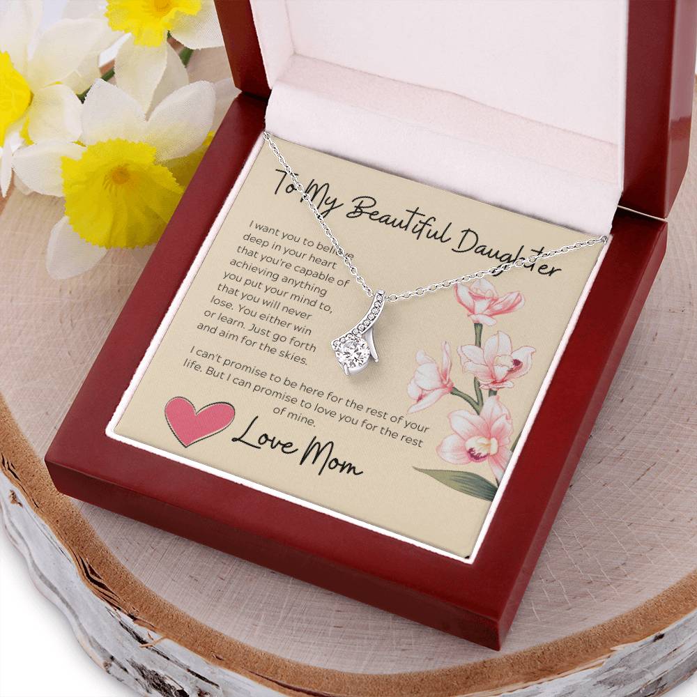 To My Beautiful Daughter 1 Alluring Beauty Necklace