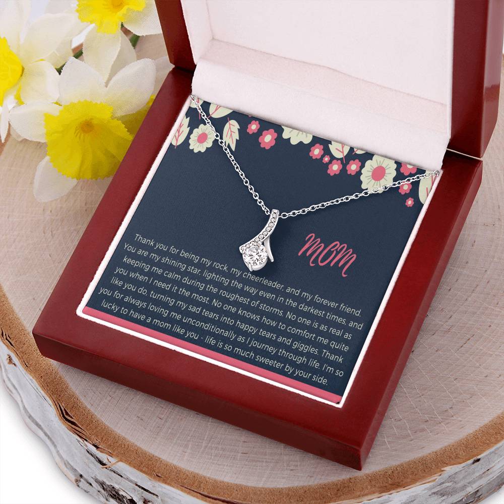 Mom Necklace Mother Necklace Mom Gift Mother's Day Gift Mother's Day Necklace Mother Daughter Gift Alluring Beauty Necklace