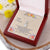 Ribbon Pendant Necklace With I Can't Pay You Message Card Gift For Mother Alluring Beauty Necklace