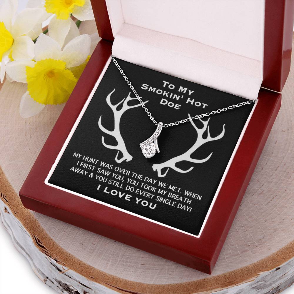 Smokin' Hot Doe Hunt Is Over Necklace Alluring Beauty Necklace