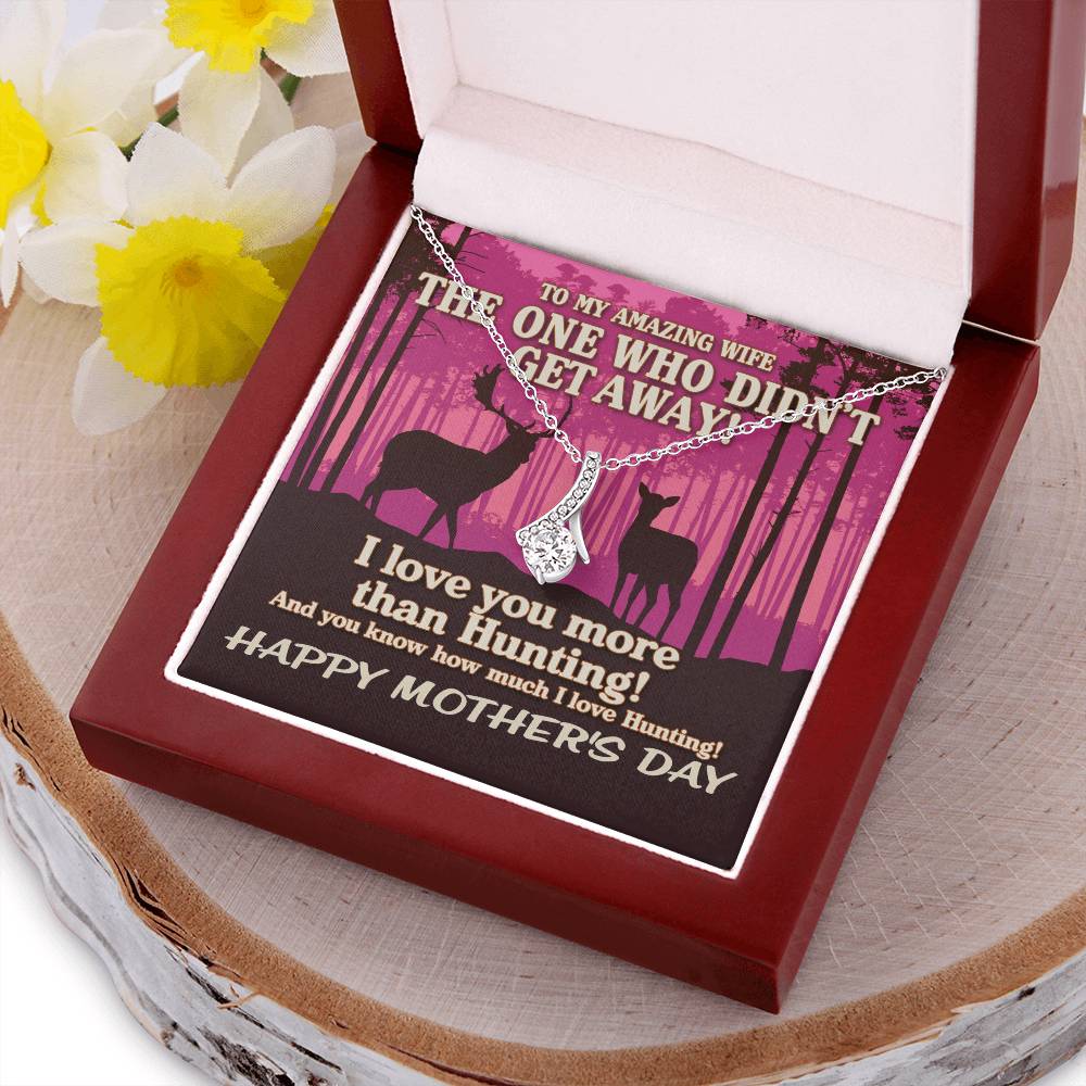 Pink Sunset Hunting Alluring Beauty Necklace