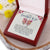 To My Beautiful Wife - I Love My Life Because It Gave Me You & Our Beautiful Children Alluring Beauty Necklace