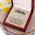 Thank You Mom - Happy Mother's Day Necklace Alluring Beauty Necklace