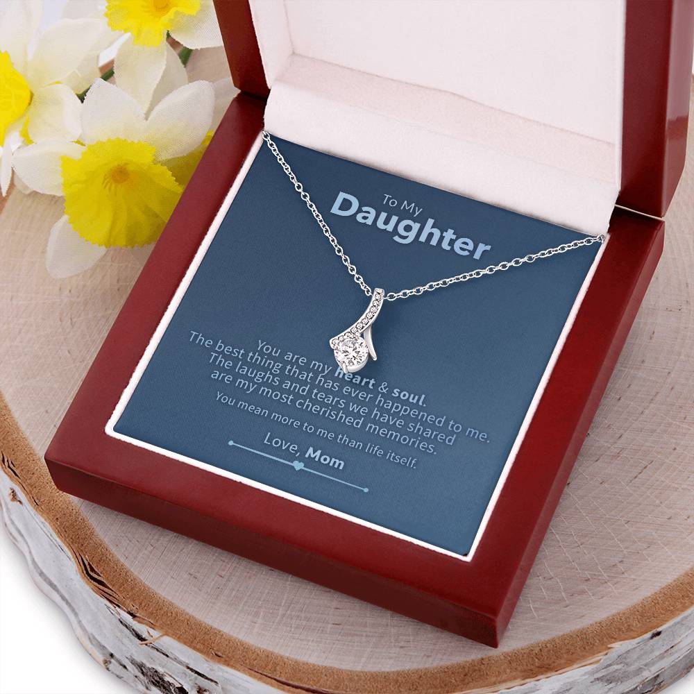To My Daughter - Heart & Soul - Necklace 2 Alluring Beauty Necklace