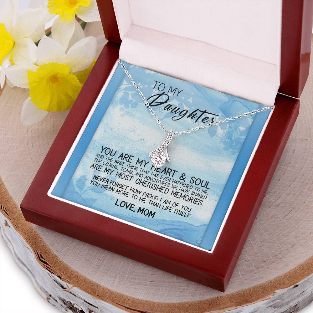 To My Daughter - Heart & Soul - Necklace Alluring Beauty Necklace