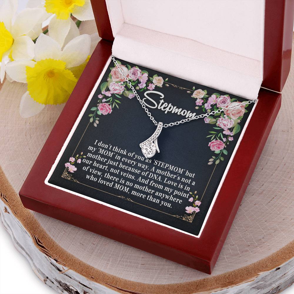 Stepmom Gift Best Bonus Mom Ever Mother's Day Gift For Stepmom Stepmom Gift For Stepmom Mother's Day Gift Best Bonus Mom Alluring Beauty Necklace