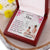 To My Beautiful Mom Home Is Where You Are Side By Side Mile Apart Your Are Always In My Heart Alluring Beauty Necklace
