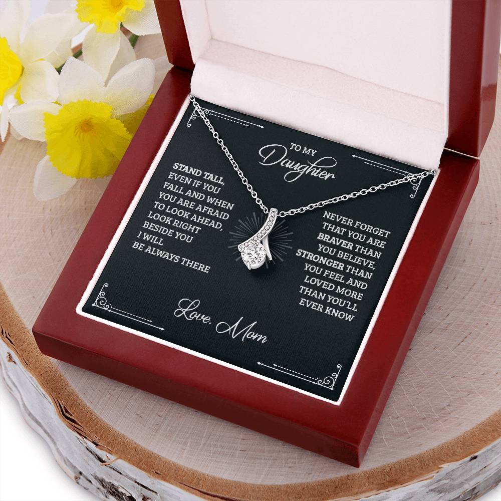 Stand Tall Even If You Fall - Gift For Daughter Alluring Necklace Alluring Beauty Necklace