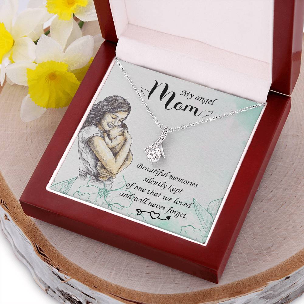 Mom Necklace With Card  Gift For Women  Gift For Mother  Mom  Mum  Mama  Necklace For Women  Gift For Her  Bonus Mom Alluring Beauty Necklace