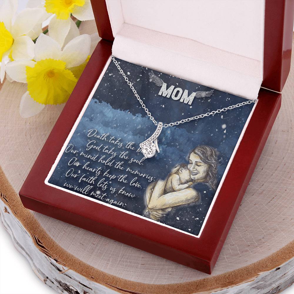 Mom Remembrance Necklace Alluring Beauty Necklace