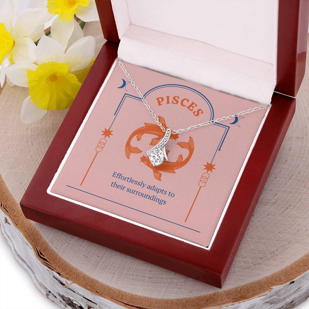Pisces Astrology Necklace Alluring Beauty Necklace