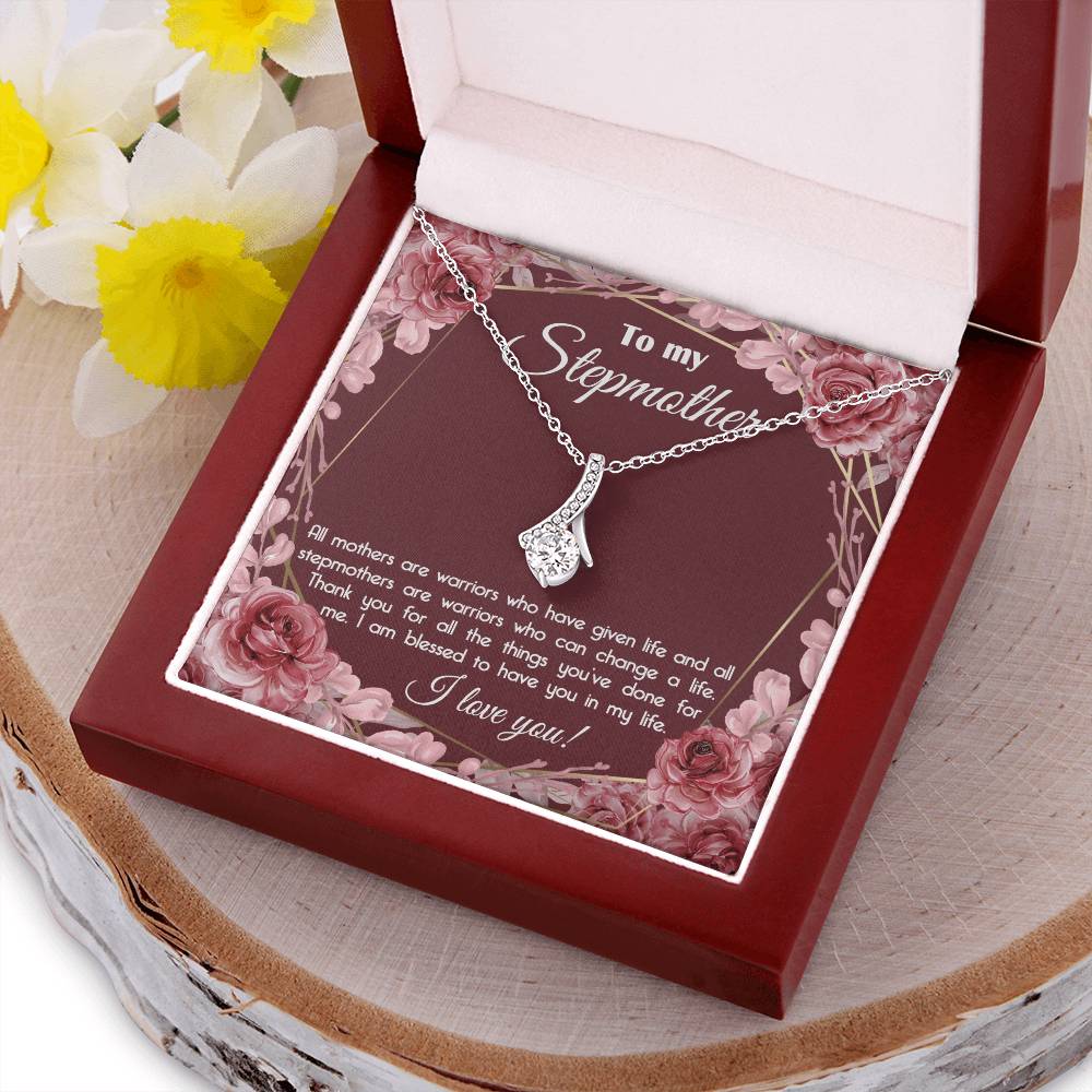 Stepmother Flowers Gift For Stepmom Alluring Beauty Necklace