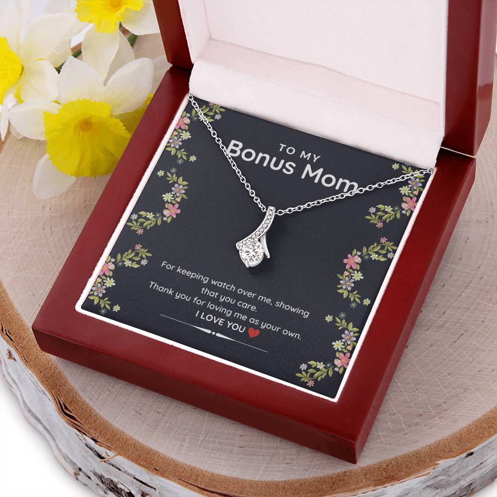Bonus Mom Alluring Pendant Necklace Alluring Beauty Necklace