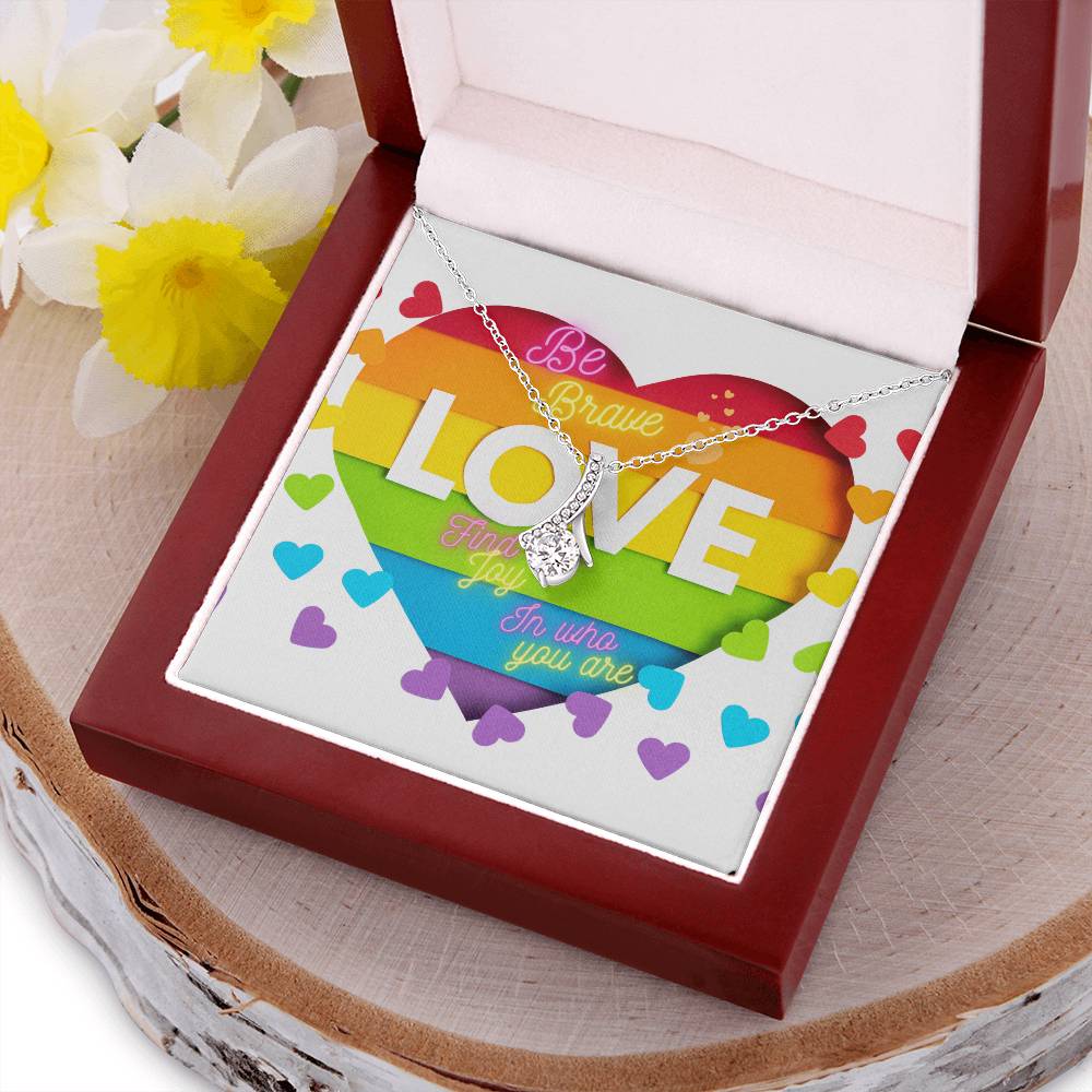 Rainbow Love Alluring Beauty Necklace