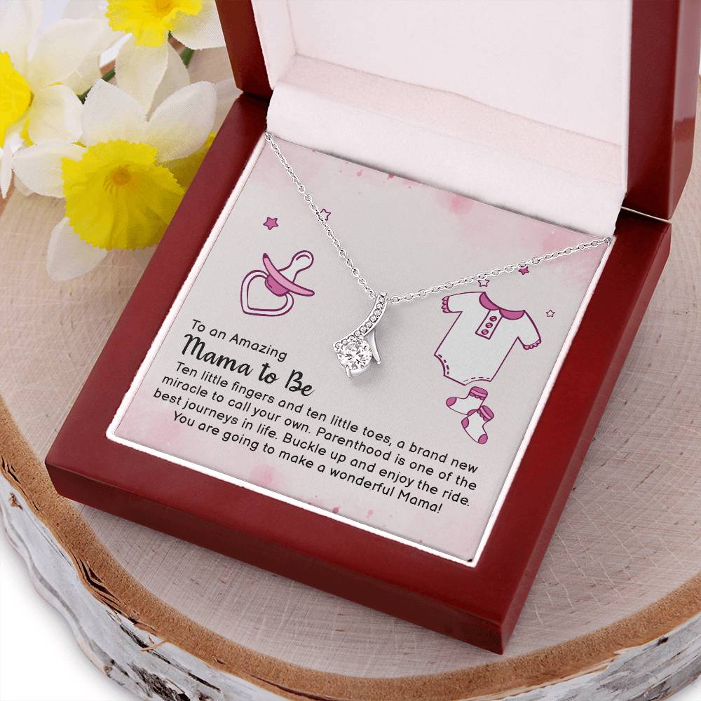 To An Amazing Mama To Be - Alluring Beauty Necklace Alluring Beauty Necklace