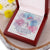 To My Best Friend Sparkly Ribbon Pendant Alluring Beauty Necklace