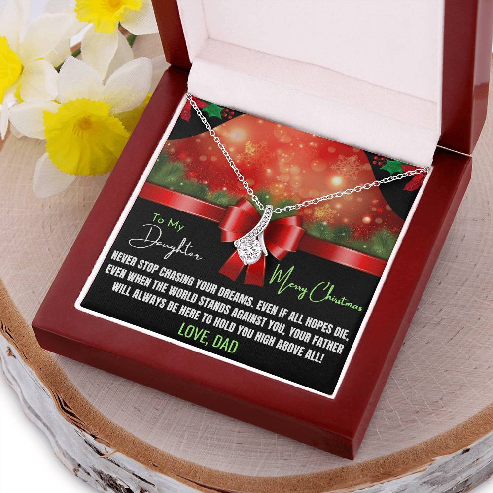 State Of The Art Christmas Necklace For From Dad To Daughter Alluring Beauty Necklace