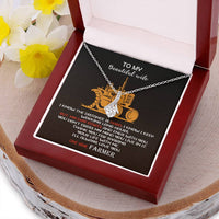 To My Beautiful Wife 1 Alluring Beauty Necklace
