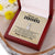 Thank You Mom - Happy Mother's Day Necklace 1  Alluring Beauty Necklace