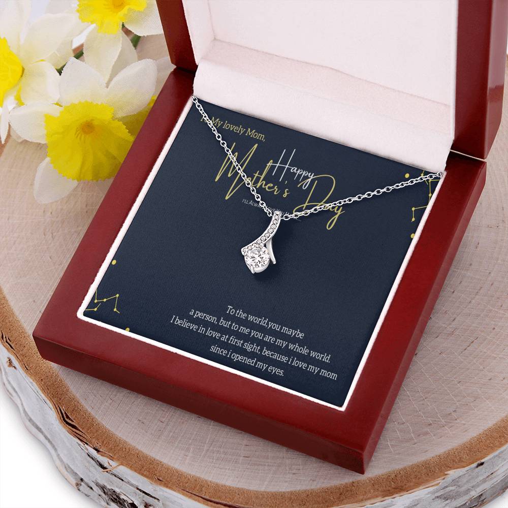 To My Best Mom Alluring Beauty Necklace