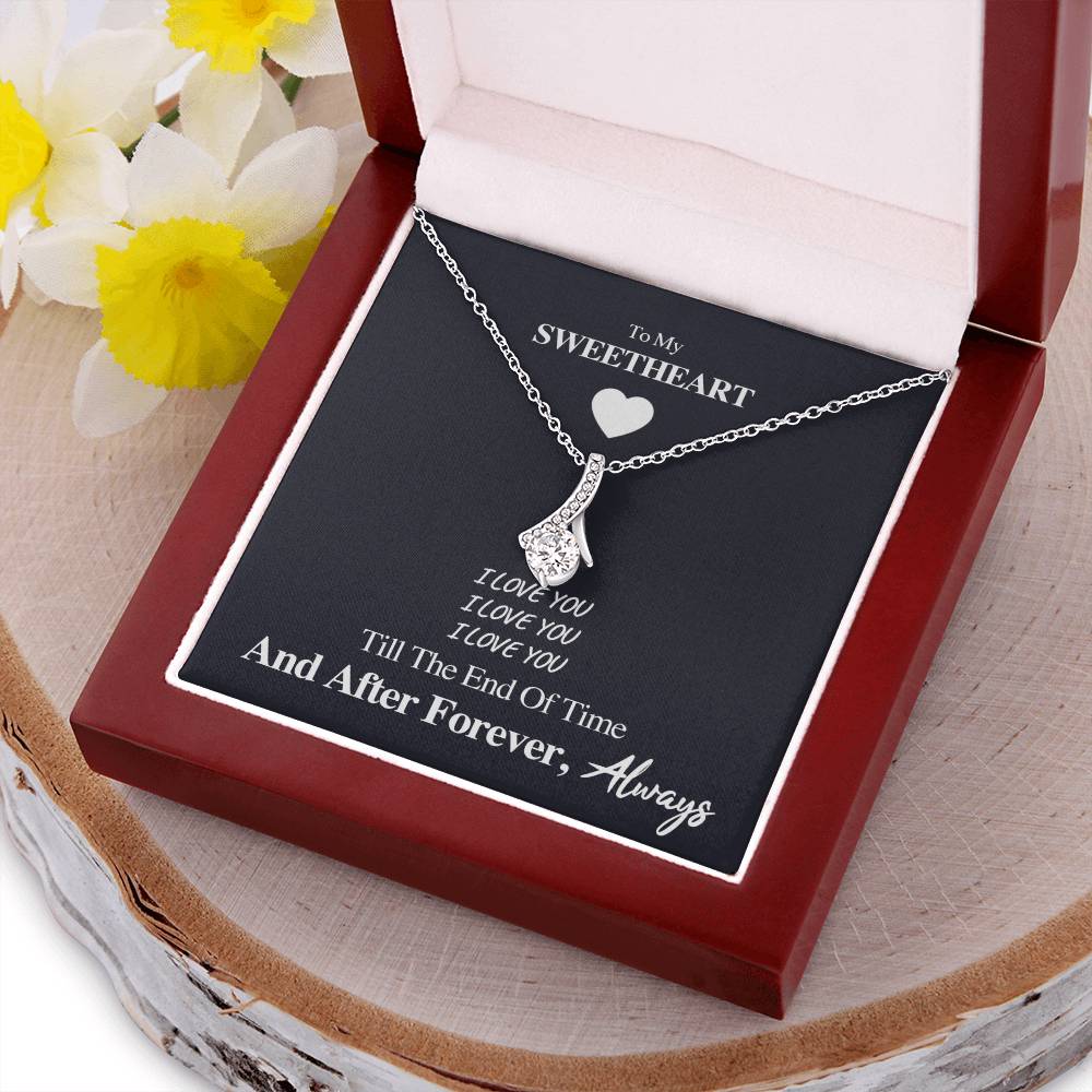 After Forever Always Eternal Love Pendant Alluring Beauty Necklace
