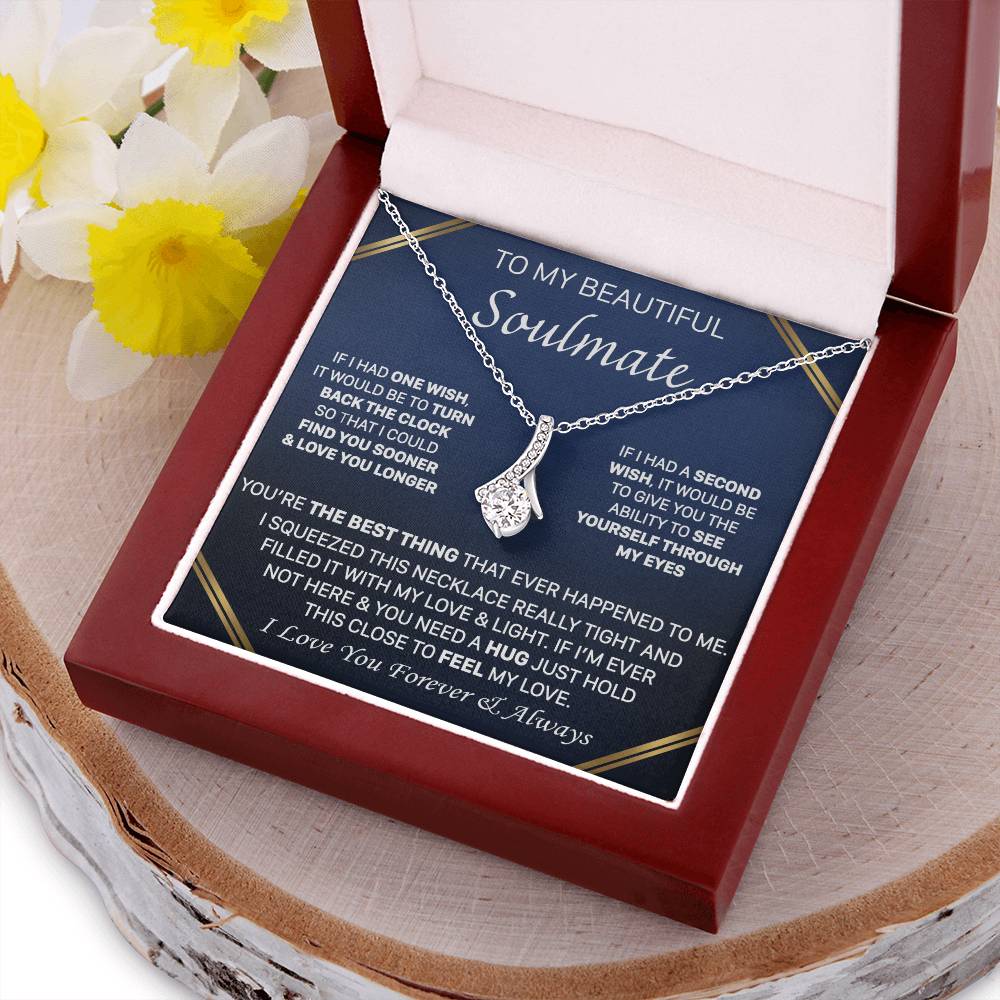 Gift For Your Soulmate - Turn Back The Clock - Alluring Alluring Beauty Necklace
