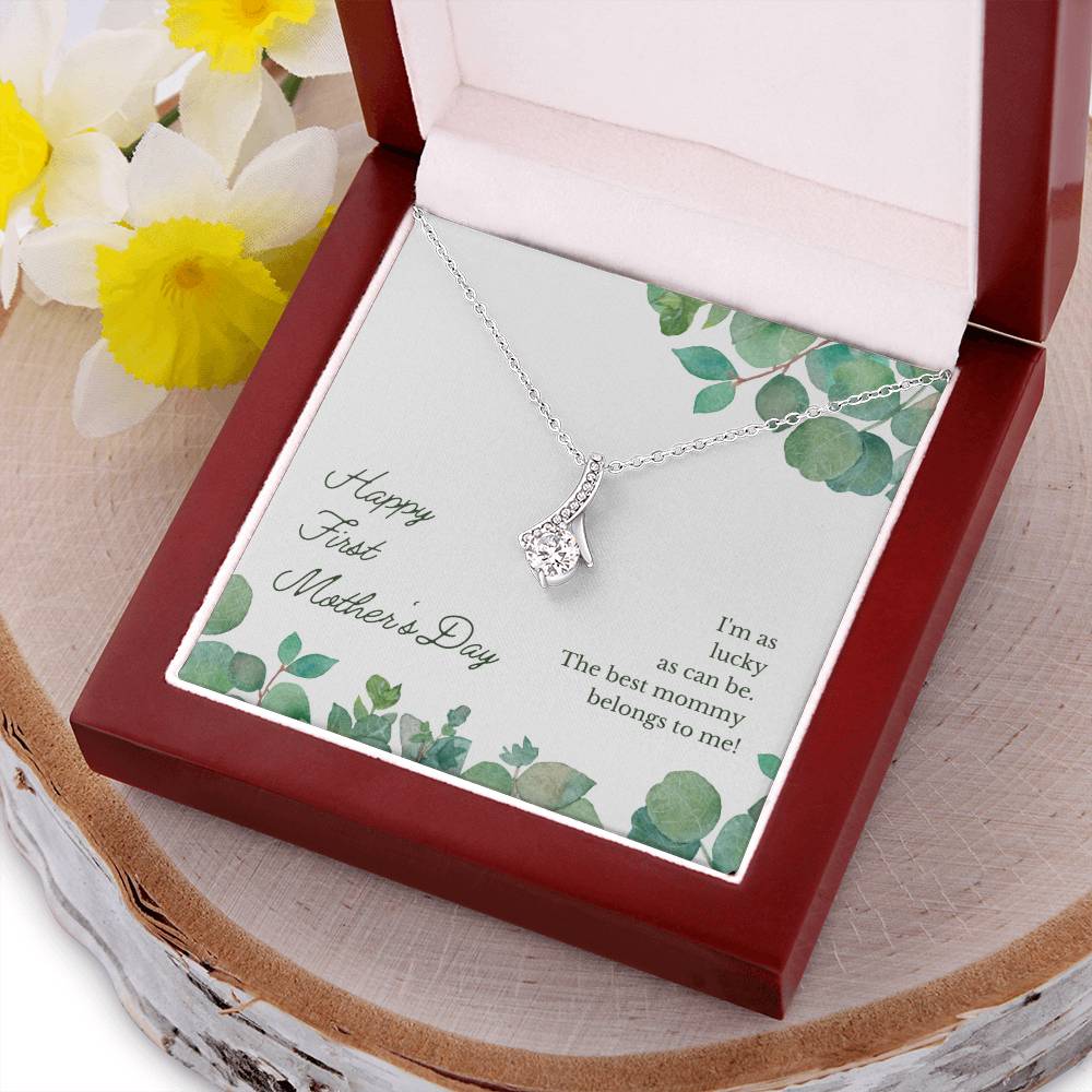 Premium Alluring Necklace  Customize Gift For Your Loving Mom Alluring Beauty Necklace