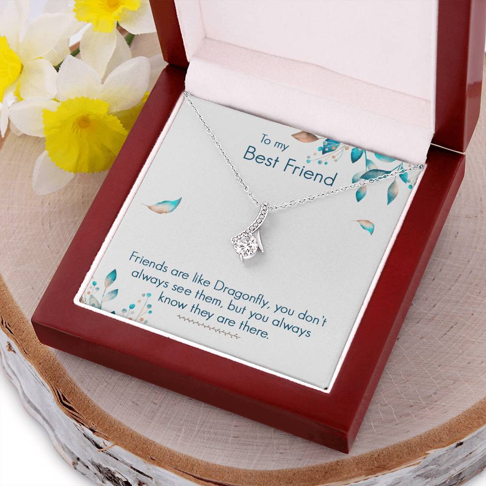 To My Best Friend Necklace Alluring Beauty Necklace